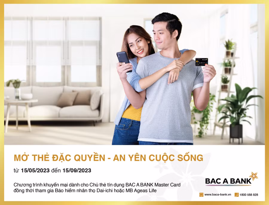 Mở thẻ đặc quyền - An yên cuộc sống với Bắc Á Bank