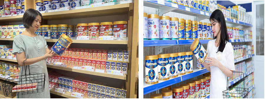 Nhiều dòng sữa bột Vinamilk như Dielac Alpha Gold, Optimum Gold, Yoko Gold… được các gia đình ưa chuộng vì chất lượng và độ an toàn cao. Nhiều dòng sữa bột Vinamilk như Dielac Alpha Gold, Optimum Gold, Yoko Gold… được các gia đình ưa chuộng vì chất lượng và độ an toàn cao.
