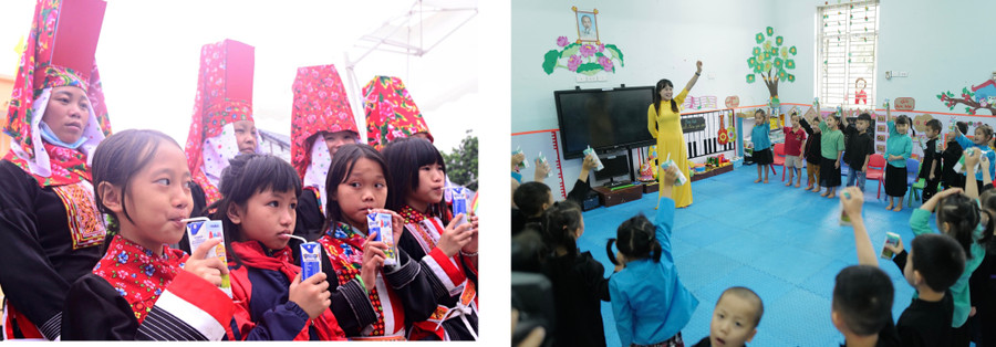 Với sự đồng hành của Quỹ sữa, “giờ uống sữa” từ nay sẽ trở thành một hoạt động hàng ngày của các bé mỗi ngày khi đến lớp. Với sự đồng hành của Quỹ sữa, “giờ uống sữa” từ nay sẽ trở thành một hoạt động hàng ngày của các bé mỗi ngày khi đến lớp.