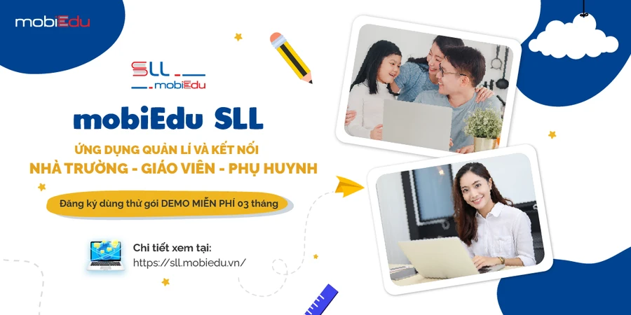 mobiEdu SLL - Ứng dụng Quản lí và kết nối nhà trường Sổ liên lạc.