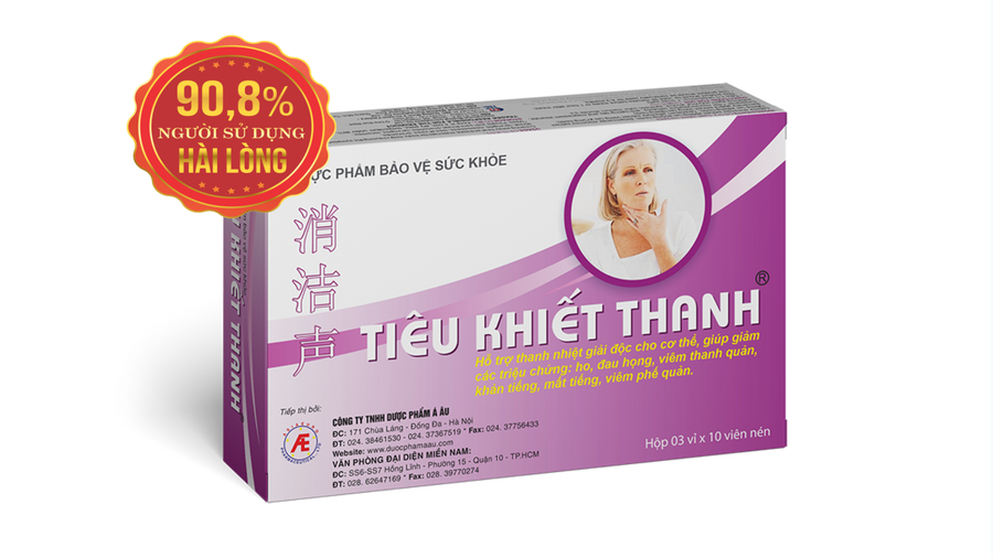 Tiêu Khiết Thanh giúp cải thiện khàn giọng, mất tiếng hiệu quả Tiêu Khiết Thanh giúp cải thiện khàn giọng, mất tiếng hiệu quả