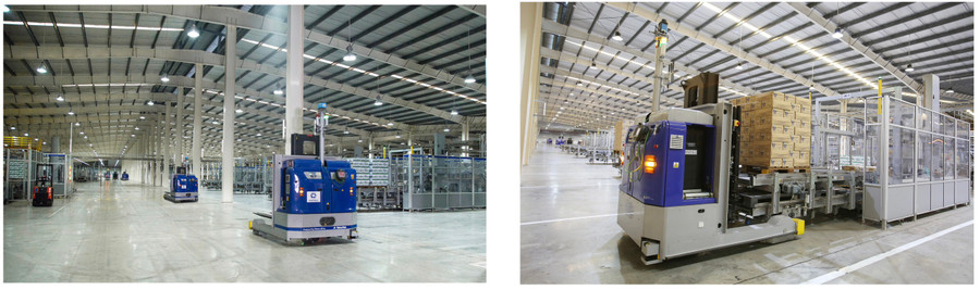 Hệ thống robot LGV tại Nhà máy sữa Việt Nam (Vinamilk) Hệ thống robot LGV tại Nhà máy sữa Việt Nam (Vinamilk)