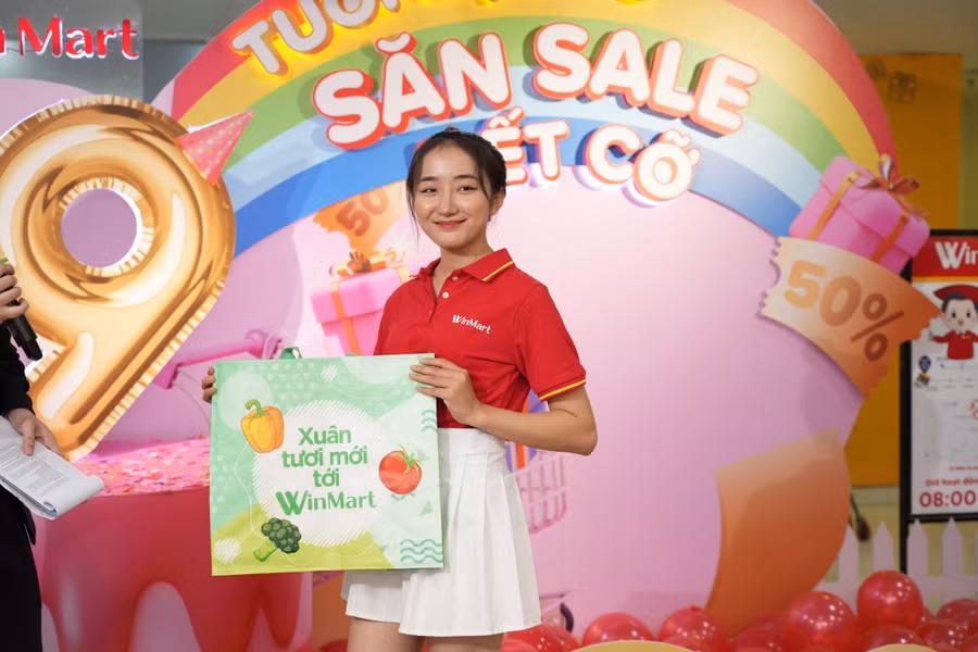 WinCommerce ra mắt ngay trong buổi lễ các phiên bản túi mua sắm thân thiện với môi trường