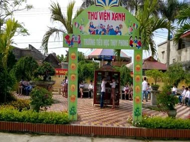 Thư viện xanh trường TH Thụy Phong 