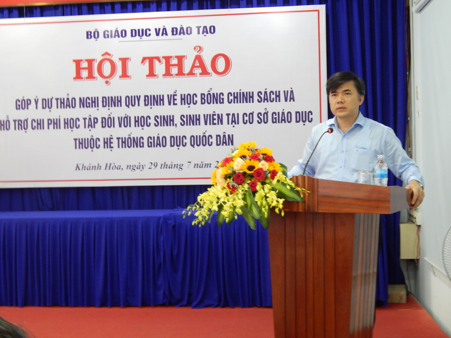 Ông Bùi Văn Linh phát biểu tại hội thảo