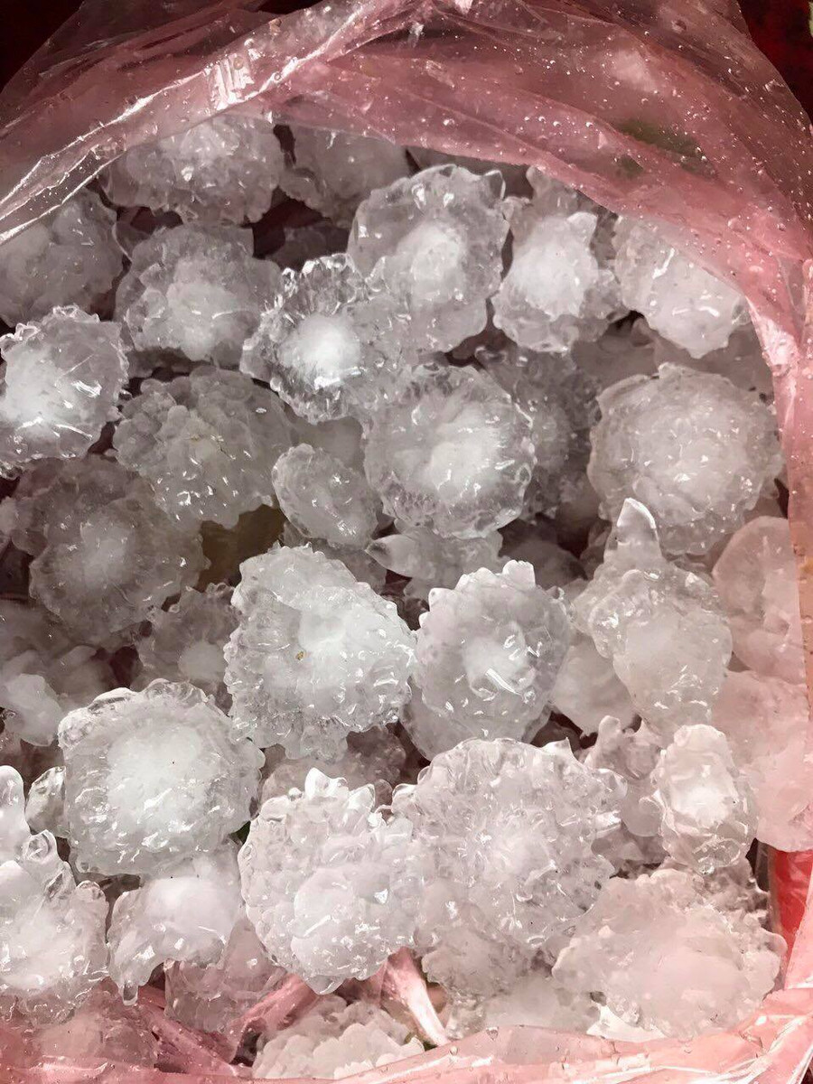 Hàng năm, Lai Châu là địa bàn thường xuyên xảy ra mưa đá kèm giông lốc