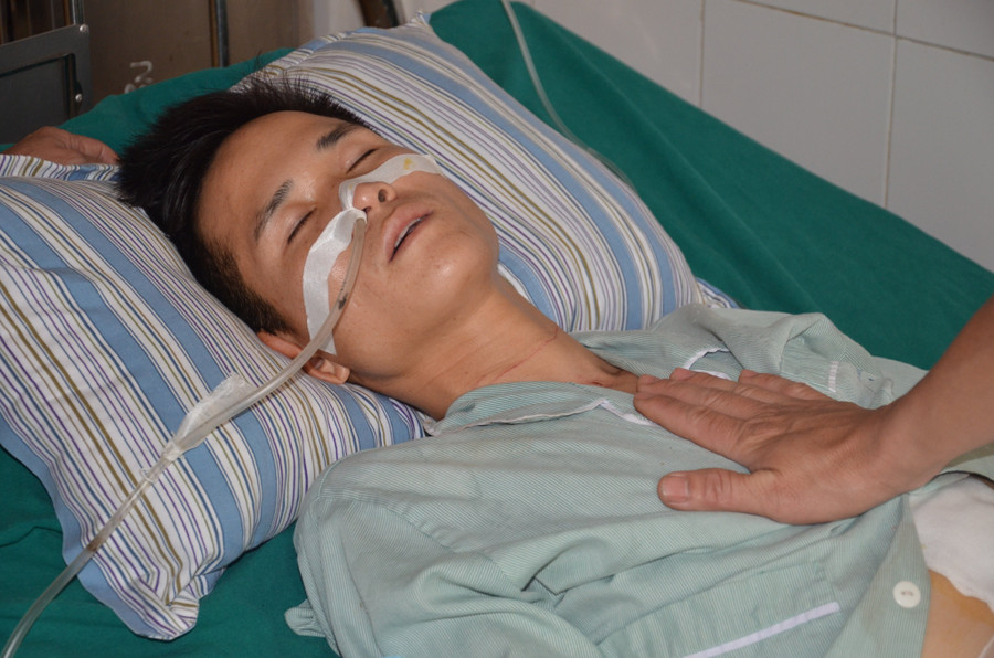 Đối tượng Lò Văn Luân tại Bệnh viện đa khoa tỉnh Điện Biên Đối tượng Lò Văn Luân tại Bệnh viện đa khoa tỉnh Điện Biên
