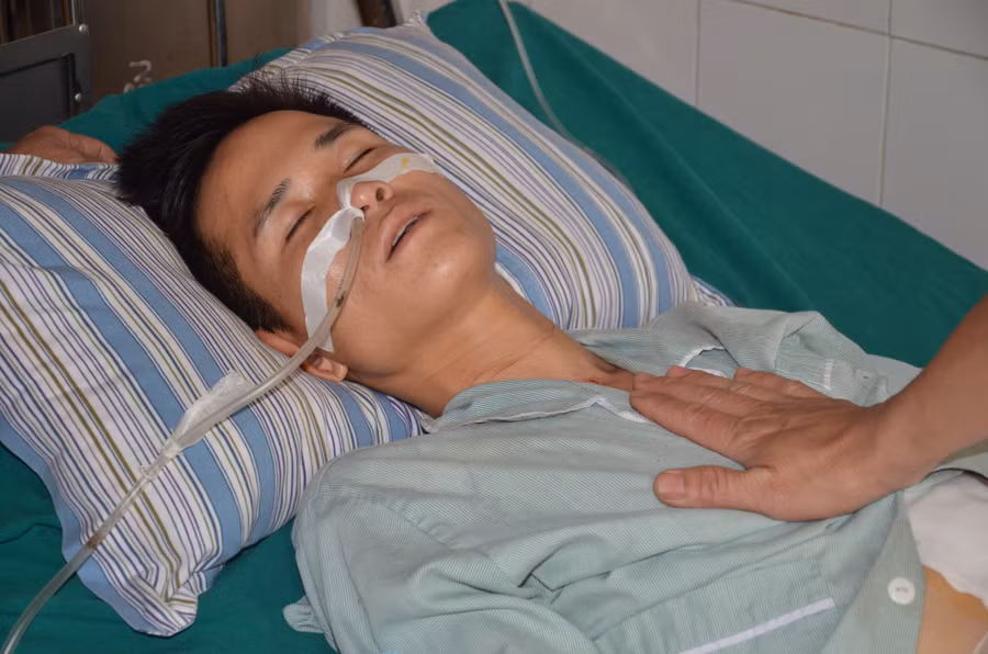 Đối tượng Lò Văn Luân tại Bệnh viện đa khoa tỉnh Điện Biên