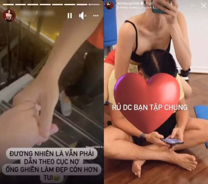 Khoảnh khắc đời thường giản dị của "vợ chồng son" ca sĩ Minh Hằng.