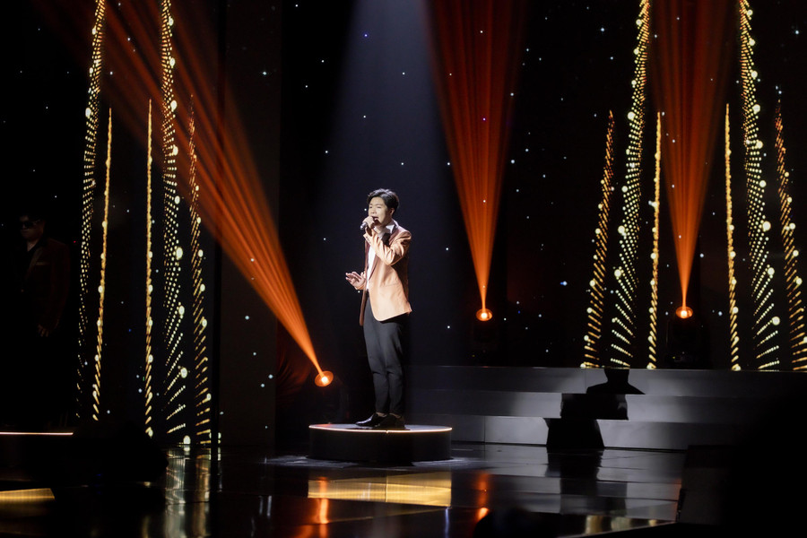 Thí sinh Trọng Nhân có màn thể hiện giọng ca giống với NSƯT Vũ Linh. Thí sinh Trọng Nhân có màn thể hiện giọng ca giống với NSƯT Vũ Linh.