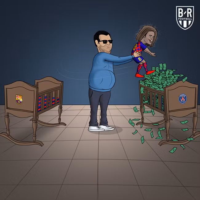 Các tài năng ở lò Barca biết đến "mùi tiền" từ ngày còn bé.