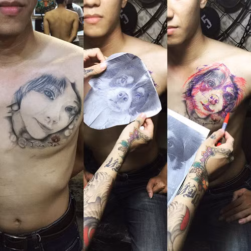 Chết cười: Hình xăm người yêu xinh đẹp bỗng dưng được sửa thành thần chết khi tình yêu đã hết-6