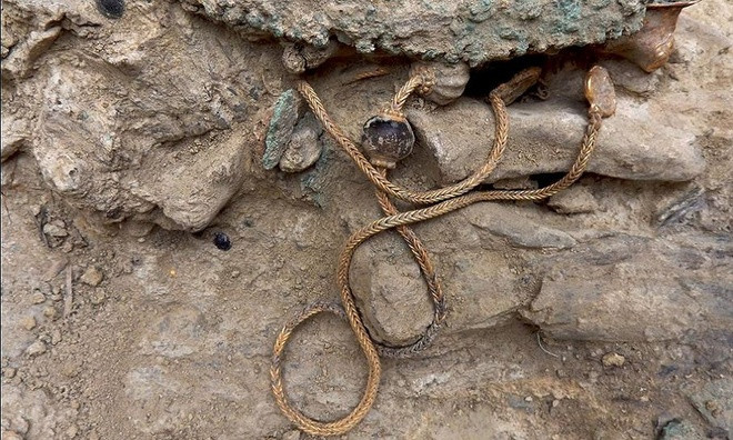 Mộ chiến binh Hy Lạp cổ đại chứa đầy châu báu ảnh 1 Mộ chiến binh Hy Lạp cổ đại chứa đầy châu báu ảnh 1