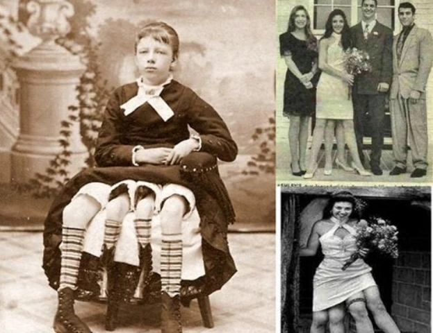 Myrtle Corbin được biết đến với danh hiệu người phụ nữ bốn chân. 