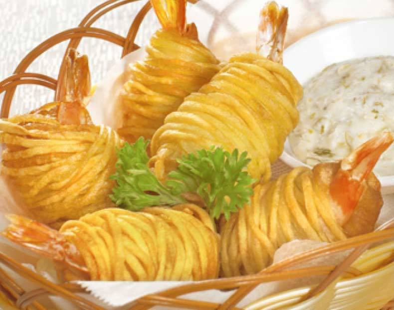 Tôm cuộn khoai tây chiên- sự lựa chọn thông minh cho bữa cơm cuối tuần Tôm cuộn khoai tây chiên- sự lựa chọn thông minh cho bữa cơm cuối tuần