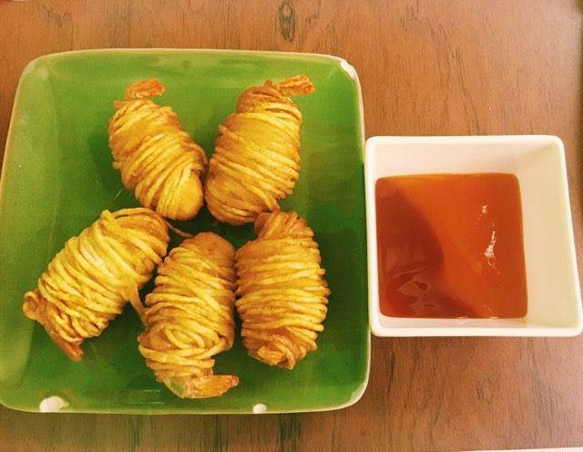 Tôm cuộn khoai tây chiên- sự lựa chọn thông minh cho bữa cơm cuối tuần Tôm cuộn khoai tây chiên- sự lựa chọn thông minh cho bữa cơm cuối tuần