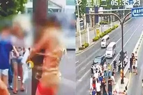  Chú rể bị buộc vào cột đèn đường 