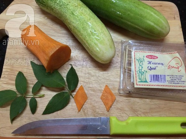 3 cách tỉa dưa chuột và cà rốt cực dễ mà đẹp ảnh 2 3 cách tỉa dưa chuột và cà rốt cực dễ mà đẹp ảnh 2