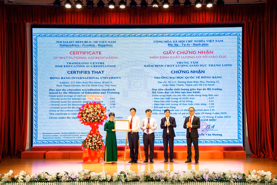 Trường ĐH Quốc tế Hồng Bàng đạt chuẩn Kiểm định cơ sở giáo dục chu kỳ II