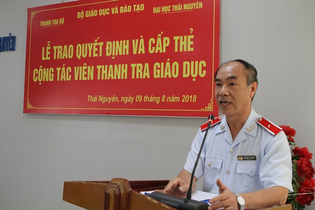 Chánh Thanh tra Bộ Giáo dục và Đào tạo Nguyễn Huy Bằng