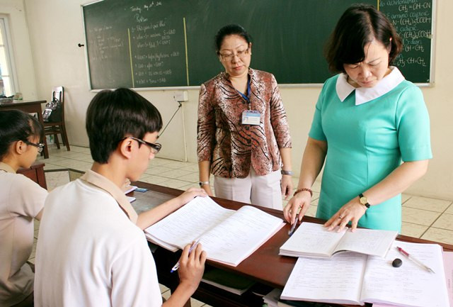 Thanh tra Sở GD&ĐT tỉnh Đồng Nai kiểm tra công tác ôn thi và điều kiện cơ sở vật chất tại Trường THPT Bùi Thị Xuân (TP Biên Hòa)