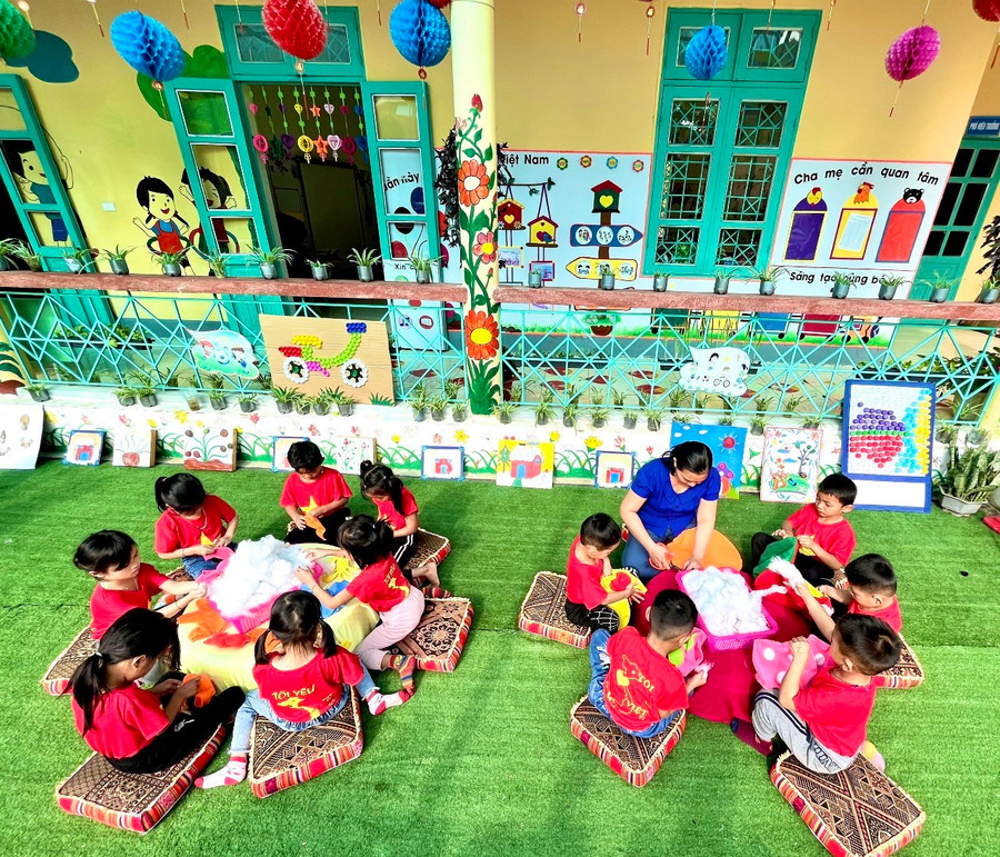 Góc sáng tạo của cô và trò nhà trường. Góc sáng tạo của cô và trò nhà trường.