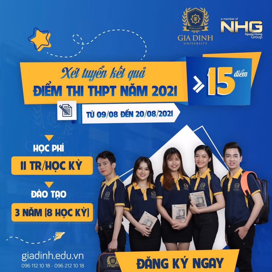 Năm học 2021-2022 Trường ĐH Gia Định có nhiều chính sách hỗ trợ cho tân sinh viên.