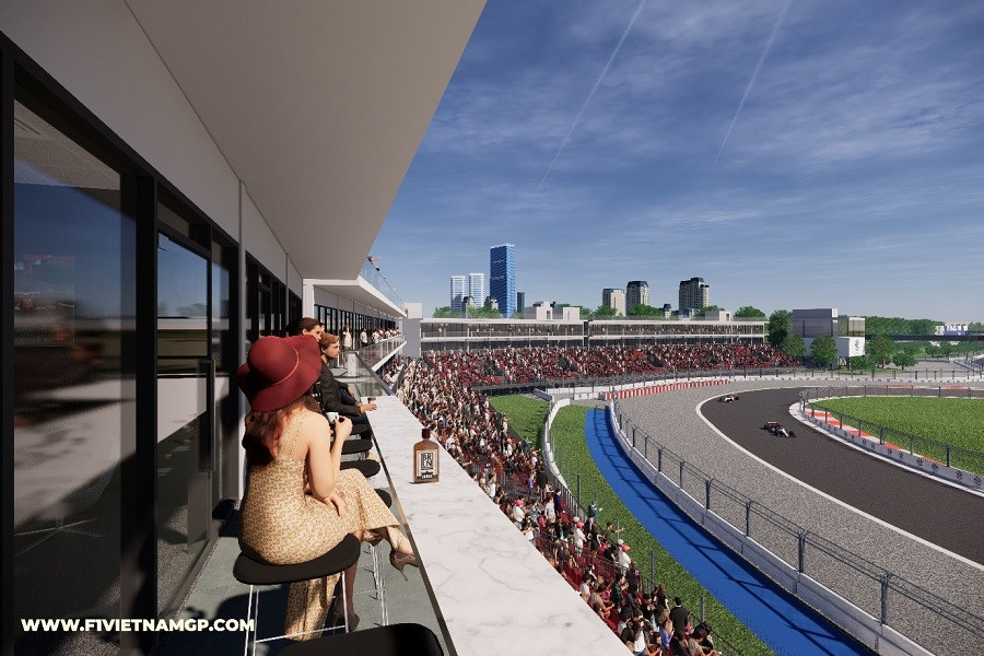 Trải nghiệm F1 sẽ càng thú vị khi vừa theo dõi đường đua, vừa thưởng thức bữa ăn thức uống thượng hạng.