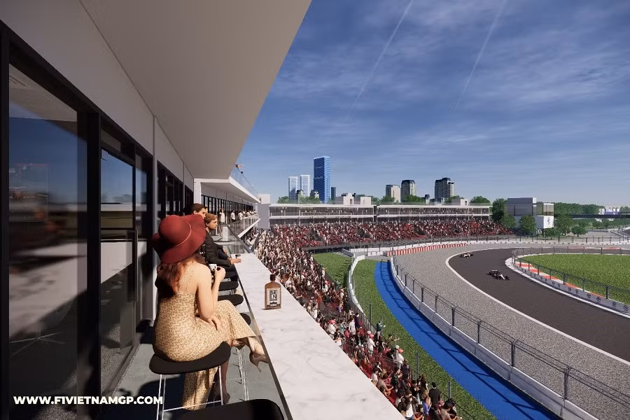 Trải nghiệm F1 sẽ càng thú vị khi vừa theo dõi đường đua, vừa thưởng thức bữa ăn thức uống thượng hạng.