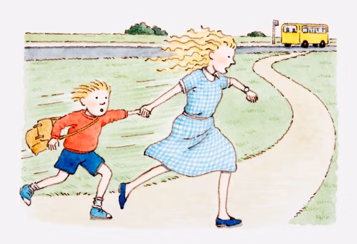 Hầu như bố mẹ nào cũng thường xuyên phải hối thúc "Nhanh lên con!".