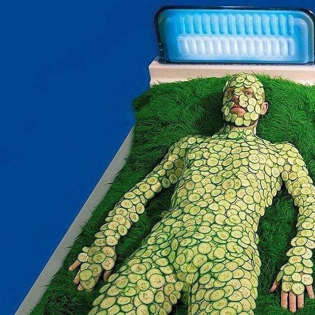 Làm chút dưa chuột giảm stress Làm chút dưa chuột giảm stress