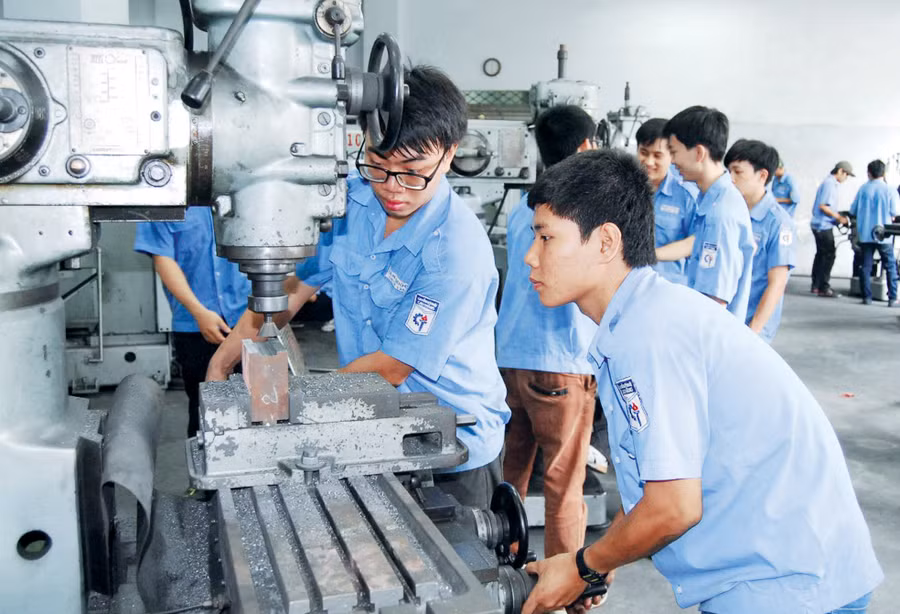 Đào tạo gắn với nhu cầu thực tiễn của thị trường lao động là yêu cầu sống còn với các nhà trường. Ảnh: Đ.Chiêm