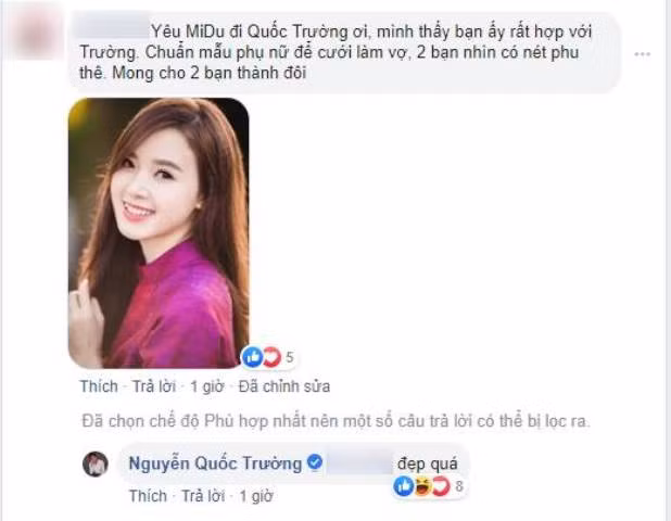 Quốc Trường - Midu đã lộ ảnh hẹn hò, tình cảm tiến triển thêm một bước?