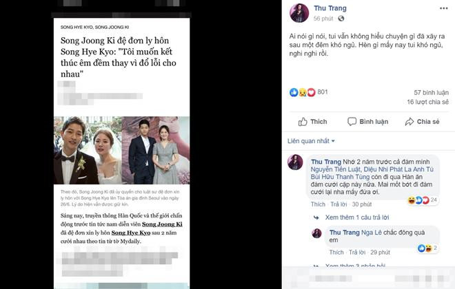 Dàn sao nữ Việt đồng loạt lên tiếng trước tin Song - Song ly hôn ảnh 3 Dàn sao nữ Việt đồng loạt lên tiếng trước tin Song - Song ly hôn ảnh 3