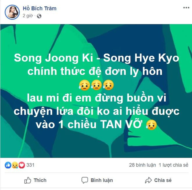 Dàn sao nữ Việt đồng loạt lên tiếng trước tin Song - Song ly hôn ảnh 5 Dàn sao nữ Việt đồng loạt lên tiếng trước tin Song - Song ly hôn ảnh 5