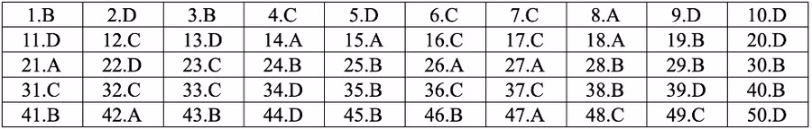 * Lời giải môn tiếng Anh mã đề 404