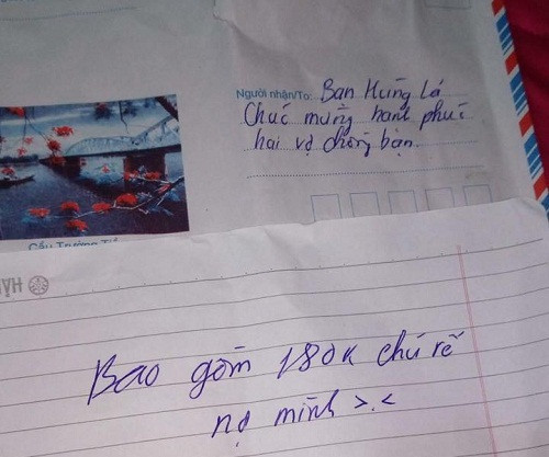 Khi chủ nợ mừng cưới.