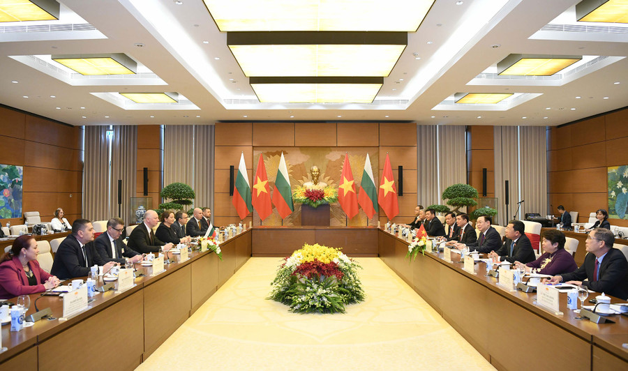 Quang cảnh hội đàm. (Ảnh: Lâm Hiển) Quang cảnh hội đàm. (Ảnh: Lâm Hiển)