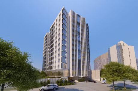 Mô hình tòa nhà dự án đầu tư tại TP Hà Tĩnh của nhà đầu tư Winhose. 