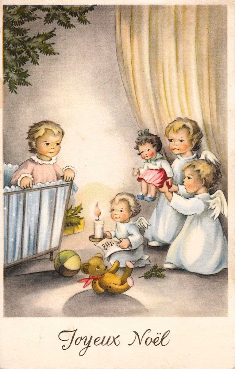 Vui vẻ, rực rỡ thiệp mừng giáng sinh ảnh 3