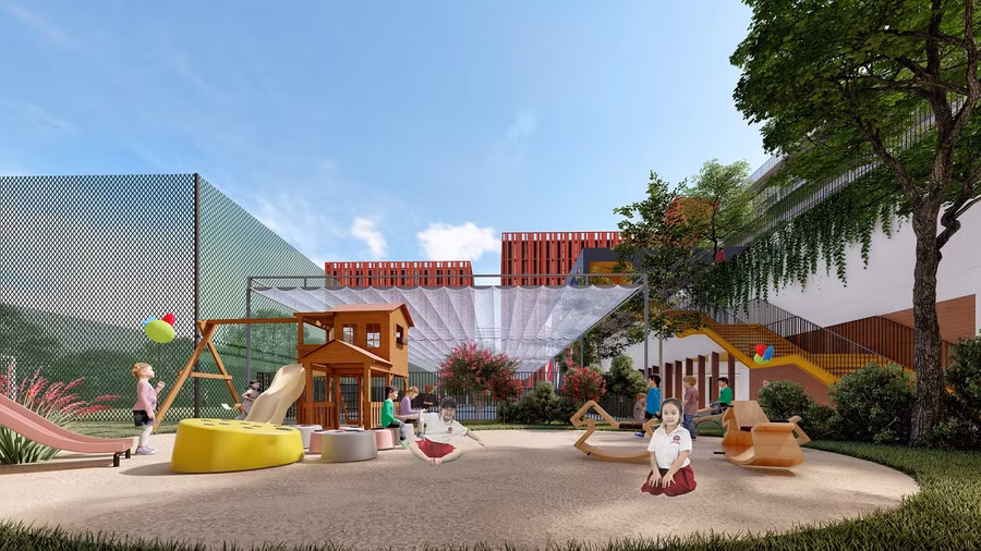 Cơ sở vật chất chuẩn quốc tế của Trường SNA Marianapolis - Biên Hòa Campus với nhiều phân khu chức năng hiện đại và đẳng cấp