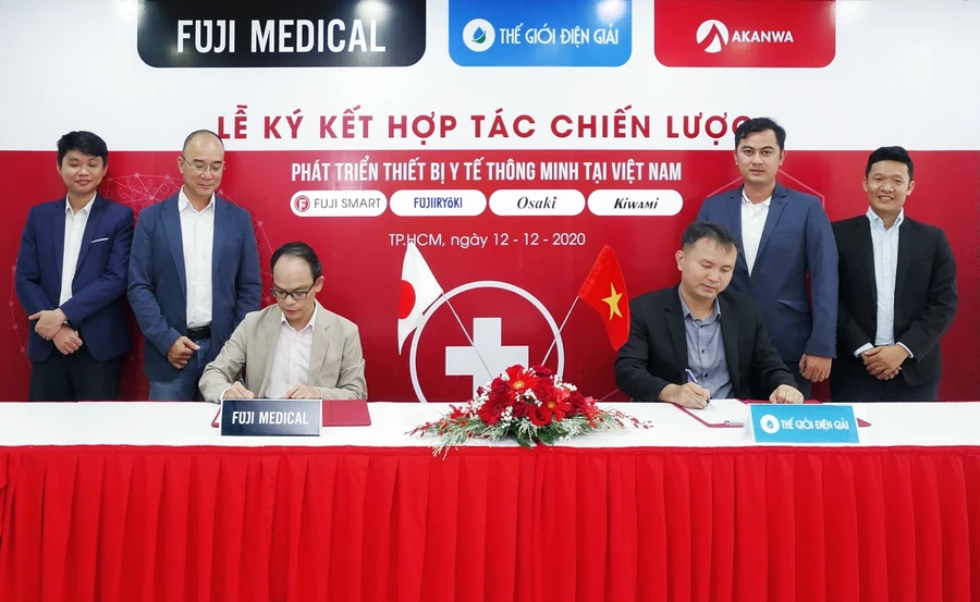 Ký kết hợp tác chiến lược của Thế Giới Điện Giải cùng Fuji Medical