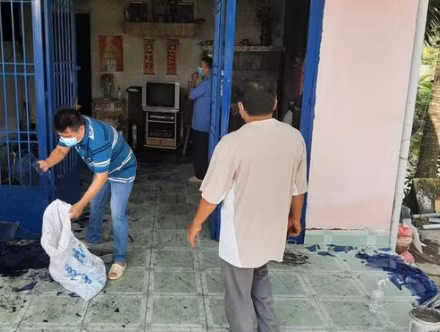 Căn nhà nơi xảy ra vụ việc đau lòng. Ảnh: VOV