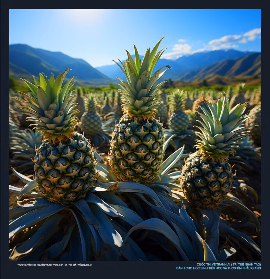 Học sinh Hậu Giang thi vẽ tranh bằng công nghệ AI ảnh 3