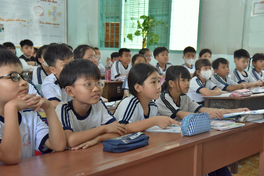 Học sinh Trường Tiểu học Lê Quý Đôn (TP. Cao Lãnh) Học sinh Trường Tiểu học Lê Quý Đôn (TP. Cao Lãnh)