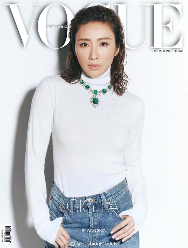 Dáng vóc cân đối và thần thái cuốn hút của mỹ nhân Lê Tư trên bìa tạp chí