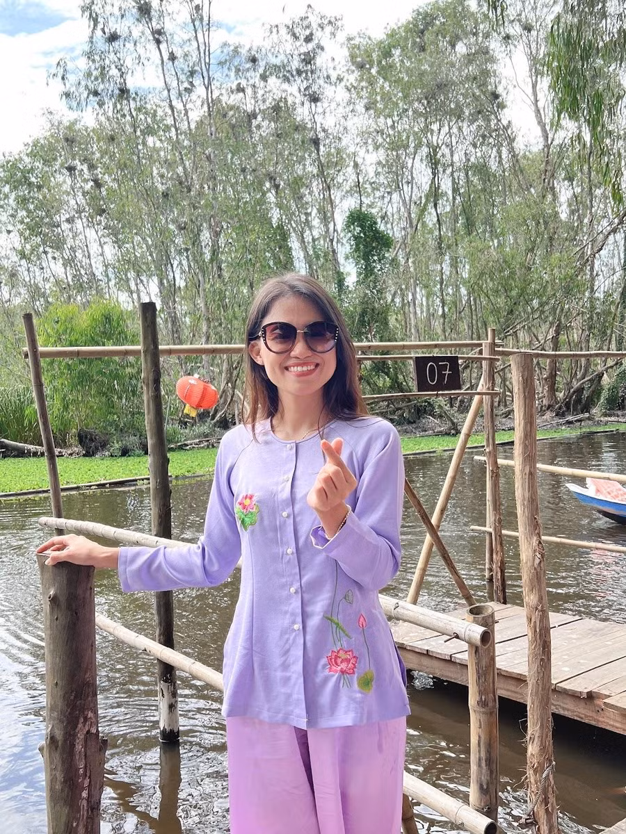 Nguyễn Trà Giang tạo nên nhiều video xu hướng trên mạng xã hội