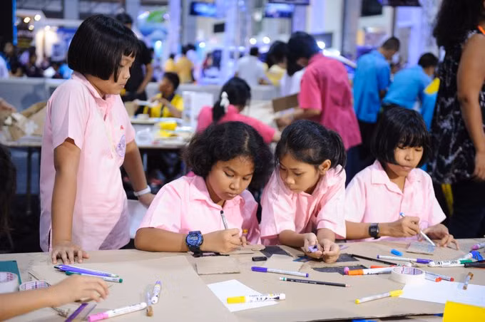 Lớp học sáng tạo của học sinh Thái Lan