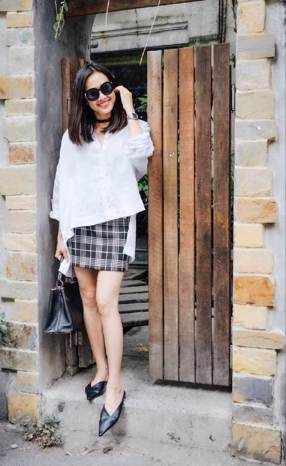 Cô tận hưởng cảm giác tự do thoải mái, tự sắp xếp cuộc đời của mình. Dương Mỹ Linh vui và hạnh phúc với những gì mình đã và đang có mỗi ngày.