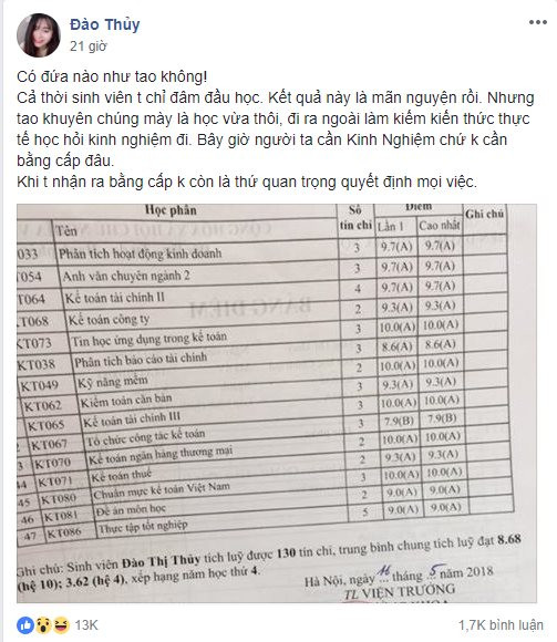 9x gây tranh cãi với câu nói: “Bằng cấp không còn là thứ quan trọng“ ảnh 1 9x gây tranh cãi với câu nói: “Bằng cấp không còn là thứ quan trọng“ ảnh 1